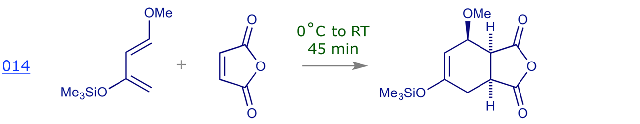 [4π + 2π] Cycloaddition of Danishefsky's diene to maleic anhydride