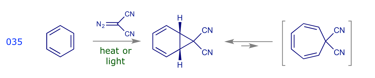 Formation and valence tautomerisation of 7,7-dicyanobicyclo[4.1.0]hepta-2,4-diene