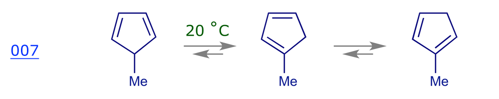 Sequential suprafacial 1,5-hydrogen shifts in methylcyclopentadiene