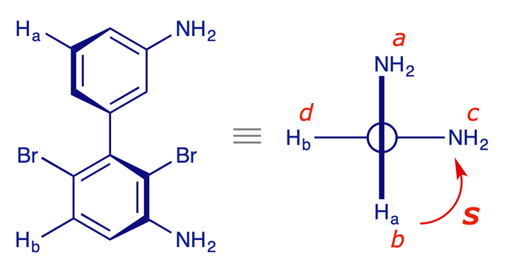 The structure of (<em>S</em>)-2,6-dibromobiphenyl-3,3'-diamine